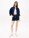 Tommy Hilfiger Dark Wash Denim Short In Dark Denim