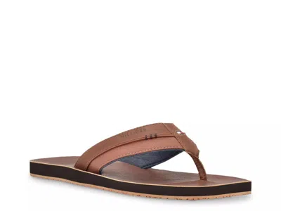 Tommy Hilfiger Davidson Flip Flop In Brown