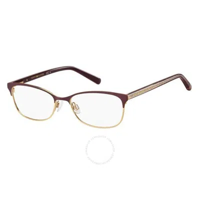 Tommy Hilfiger Demo Cat Eye Ladies Eyeglasses Th 1777 0dxl 52 In Blue