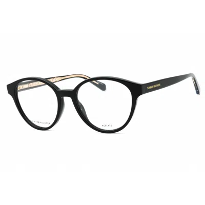 Tommy Hilfiger Demo Oval Ladies Eyeglasses Th 2007 0807 50 In Black