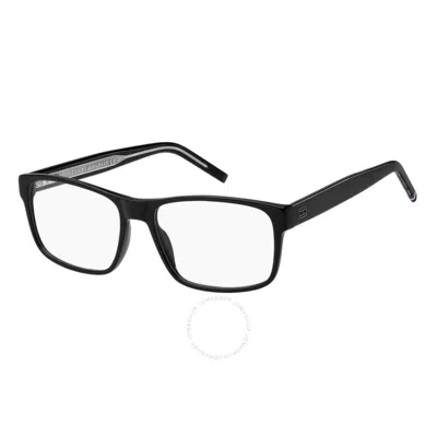 Tommy Hilfiger Demo Pilot Men's Eyeglasses Th 1989 0807 55 In Black