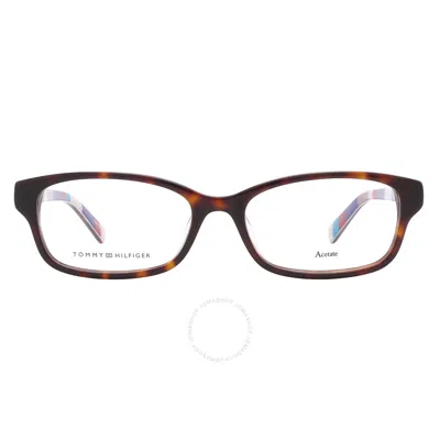 Tommy Hilfiger Demo Rectangular Ladies Eyeglasses Th 1685 0086 51 In Brown