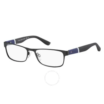 Tommy Hilfiger Demo Rectangular Men's Eyeglasses Th 1284 0fo3 53 In Blue