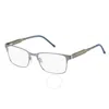 Tommy Hilfiger Demo Rectangular Men's Eyeglasses Th 1396 0r1x 53
