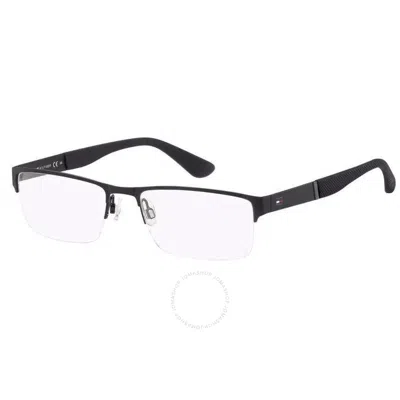 Tommy Hilfiger Demo Rectangular Men's Eyeglasses Th 1524 0003 55 In Black