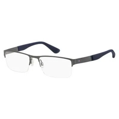 Tommy Hilfiger Demo Rectangular Men's Eyeglasses Th 1524 0r80 52 In Metallic