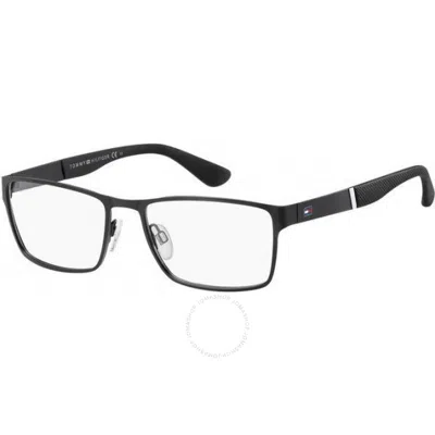 Tommy Hilfiger Demo Rectangular Men's Eyeglasses Th 1543 0003 54 In Black
