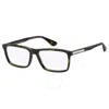Tommy Hilfiger Demo Rectangular Men's Eyeglasses Th 1549 0086 55