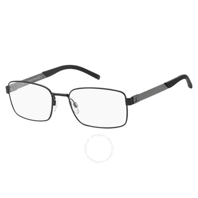 Tommy Hilfiger Demo Rectangular Men's Eyeglasses Th 1827 0003 57 In Black