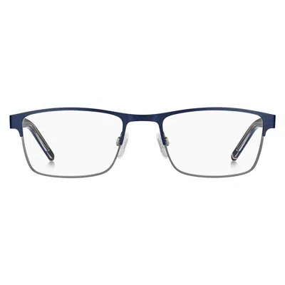 Tommy Hilfiger Demo Rectangular Men's Eyeglasses Th 1944 0h2t 53 In Blue