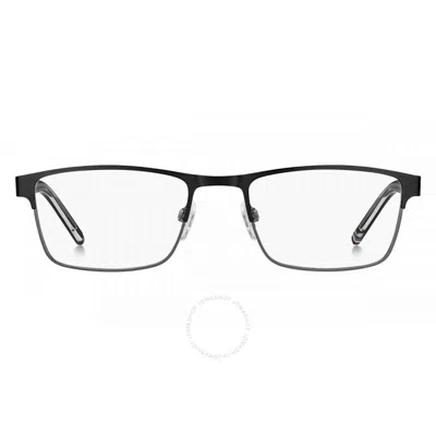 Tommy Hilfiger Demo Rectangular Men's Eyeglasses Th 1944 0rzz 53 In Black