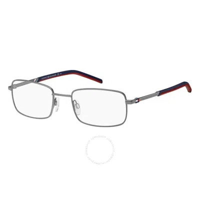 Tommy Hilfiger Demo Rectangular Men's Eyeglasses Th 1992 0r81 52 In Metallic