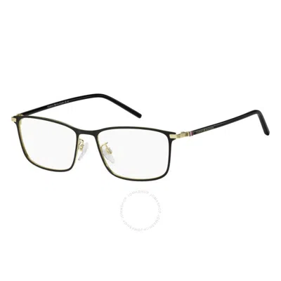 Tommy Hilfiger Demo Rectangular Men's Eyeglasses Th 2013/f 0i46 54 In Black