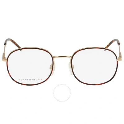 Tommy Hilfiger Demo Round Men's Eyeglasses Th 1726 0aoz 50 In Gold