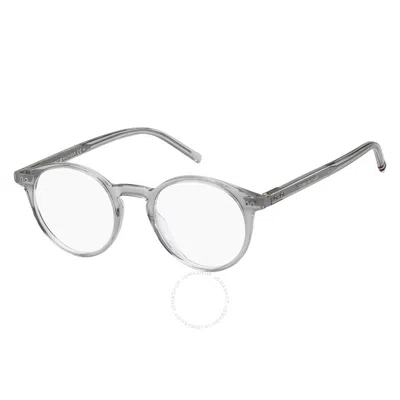 Tommy Hilfiger Demo Round Unisex Eyeglasses Th 1813 0kb7 49 In Gray
