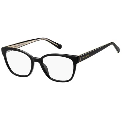 Tommy Hilfiger Demo Square Ladies Eyeglasses Th 1840 0807 52 In Black