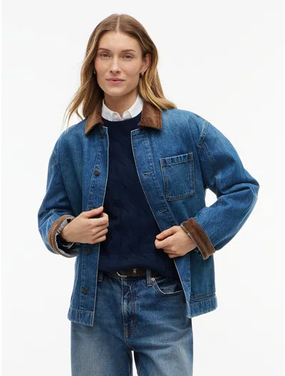 Tommy Hilfiger Denim Chore Jacket In Blue