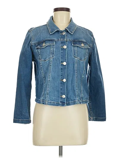 Pre-owned Tommy Hilfiger Denim Jacket In Blue