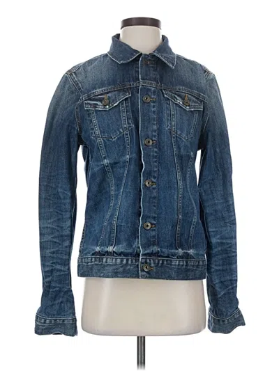 Pre-owned Tommy Hilfiger Denim Jacket In Blue