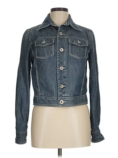 Pre-owned Tommy Hilfiger Denim Jacket In Blue