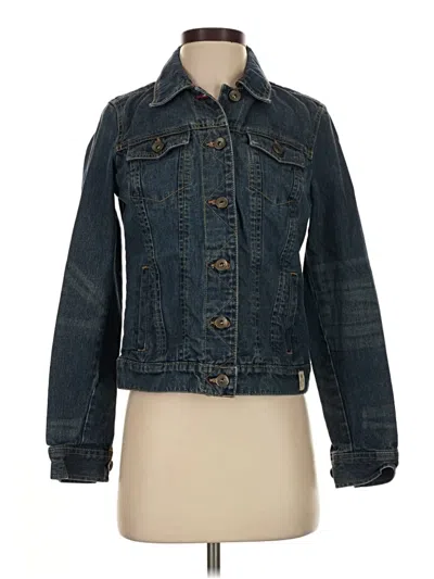 Pre-owned Tommy Hilfiger Denim Jacket In Blue