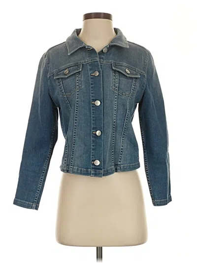 Pre-owned Tommy Hilfiger Denim Jacket In Blue