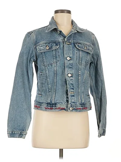 Pre-owned Tommy Hilfiger Denim Jacket In Blue
