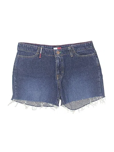 Pre-owned Tommy Hilfiger Denim Shorts In Blue