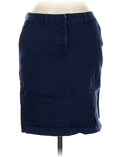 Pre-owned Tommy Hilfiger Denim Skirt In Blue