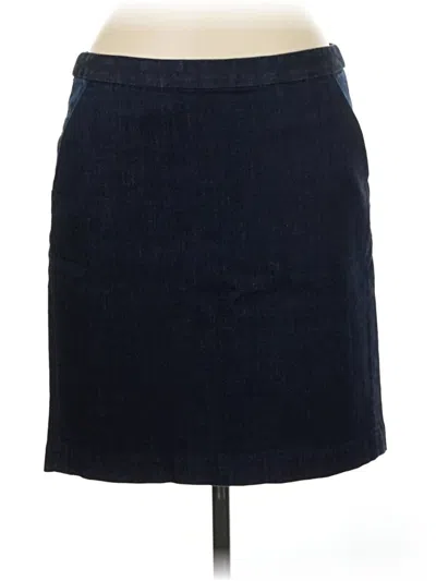 Pre-owned Tommy Hilfiger Denim Skirt In Blue
