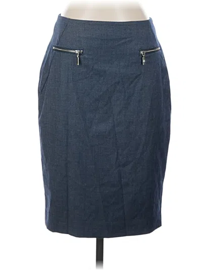 Pre-owned Tommy Hilfiger Denim Skirt In Blue