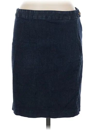Pre-owned Tommy Hilfiger Denim Skirt In Blue