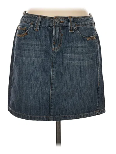 Pre-owned Tommy Hilfiger Denim Skirt In Blue