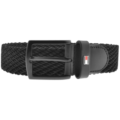 Tommy Hilfiger Denton 3.5 Elastic Belt Black