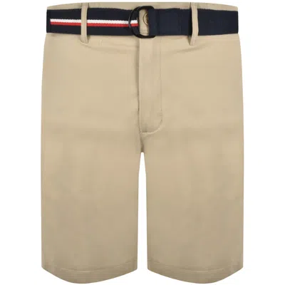 Tommy Hilfiger Denton 9.5 Inch Twill Shorts Beige In Neutral
