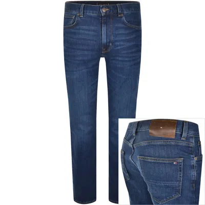 Tommy Hilfiger Denton Straight Fit Jeans Dark Wash In Blue