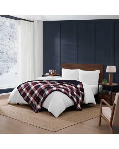 Tommy Hilfiger Derby Plaid Plush Throw In Multi