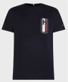Tommy Hilfiger Desert Sky Regenerative Cotton T-shirts In Black