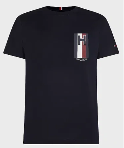 Tommy Hilfiger Desert Sky Regenerative Cotton T-shirts In Black