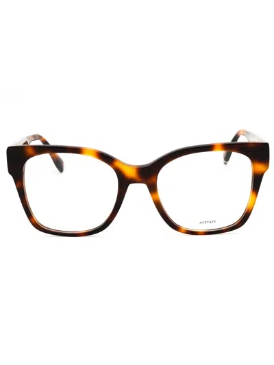 Tommy Hilfiger Designer Rectangular Women's Eyeglasses In Brown