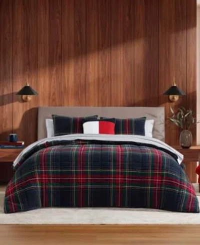 Tommy Hilfiger Devon Tartan Chenille Comforter Sets In Multi
