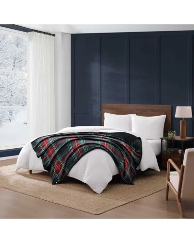 Tommy Hilfiger Devon Tartan Plush Throw In Multi