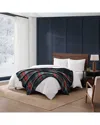 Tommy Hilfiger Devon Tartan Plush Throw In Green