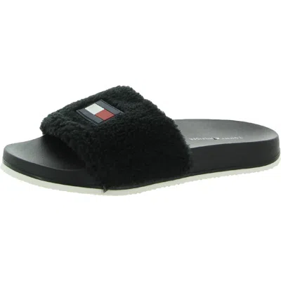Tommy Hilfiger Dezia Womens Flats Slip-on Pool Slides In Multi