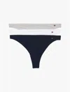 Tommy Hilfiger Dipped In Light Grey Heather / Navy Rib / White