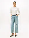 Tommy Hilfiger Distressed High In Blue