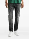 Tommy Hilfiger Distressed Jeans In Grey