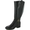 Tommy Hilfiger Diwan Womens Wide Calf Faux Leather Knee-high Boots In Multi