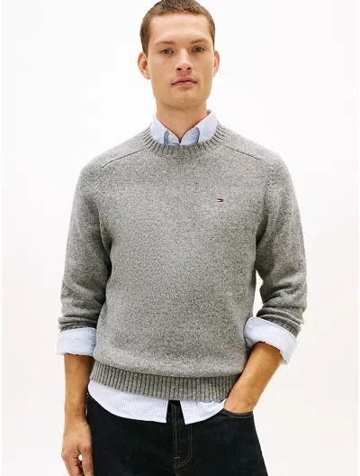 Tommy Hilfiger Donegal Wool In Gray