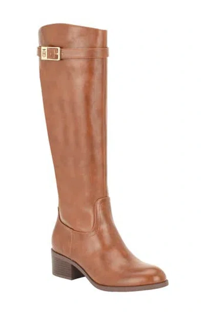 Tommy Hilfiger Dorrie Riding Boot In Medium Brown